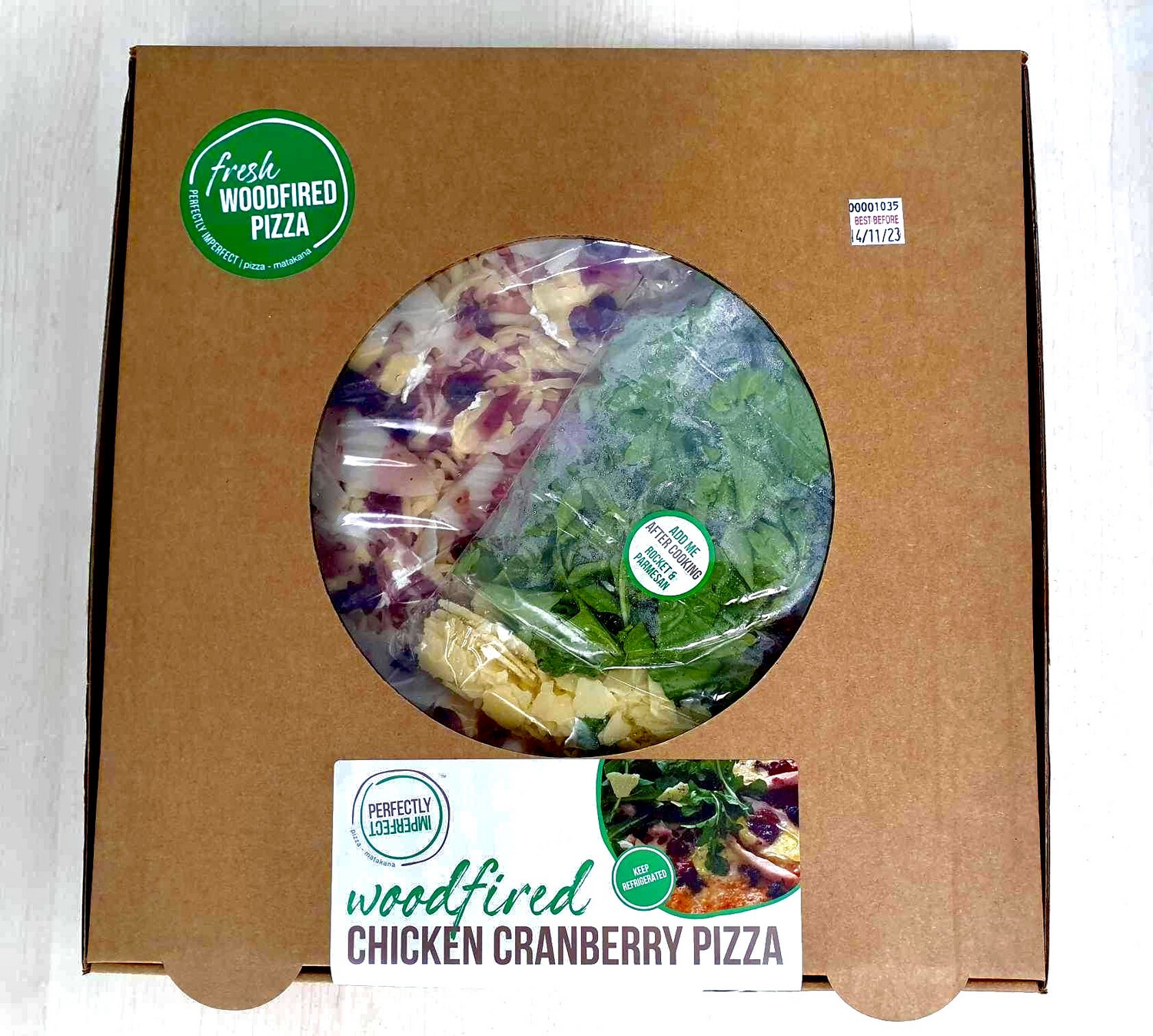 Perfectly Imperfect Woodfired Chicken &amp; Cranberry Pizza (maybe fresh or frozen)