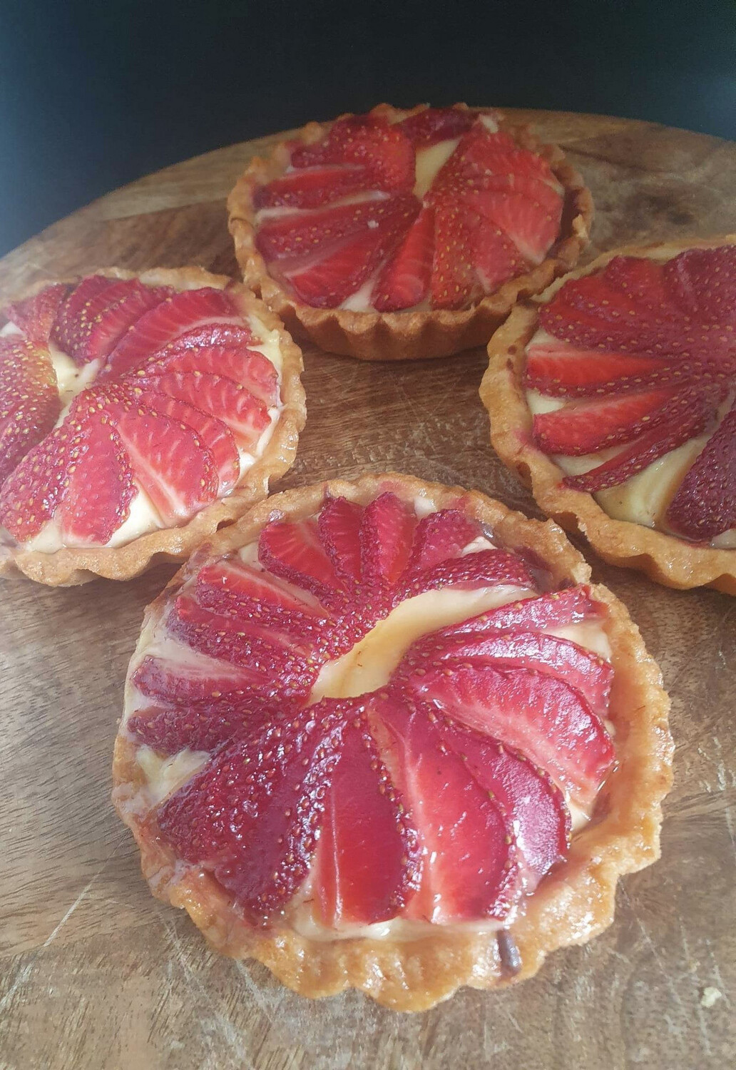 Pandoro - Strawberry Tarts 3&quot; box of 5