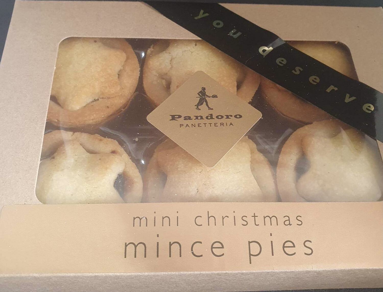 Pandoro 6x Mini Christmas Tarts Boxed