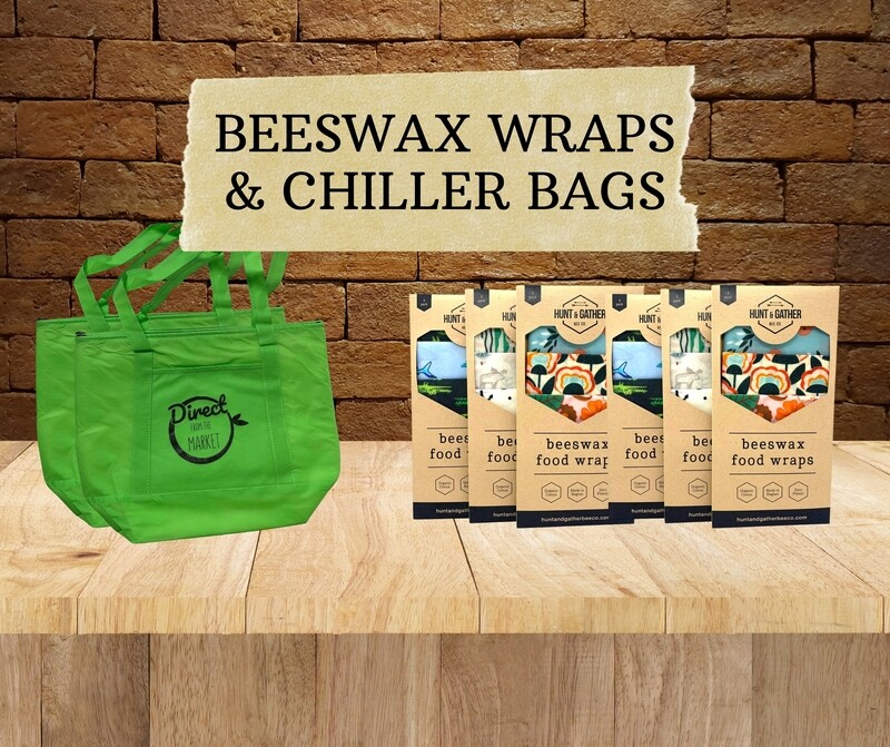 Beeswax Food Wraps & Chiller Bags