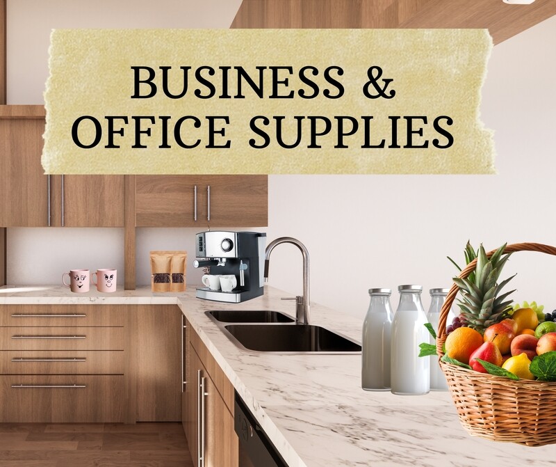 Business & Office Supplies - Milk, Coffee & Fruit (Pakihi/Tahi- Miraka me nga hua hua)