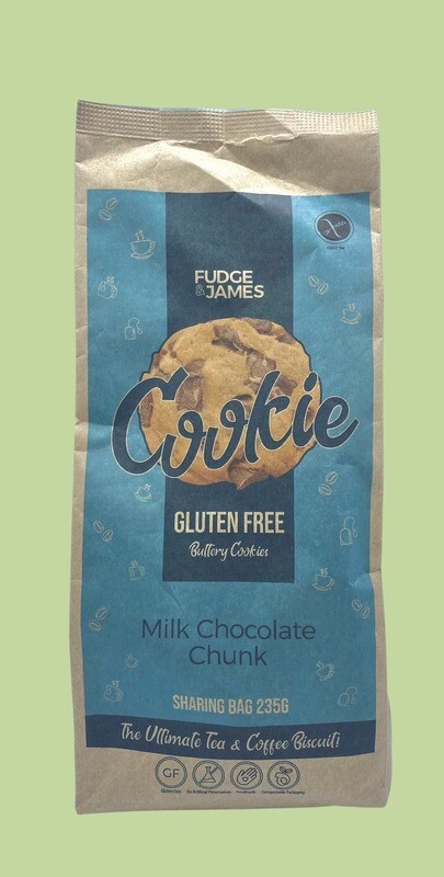 Gluten Free Milk Chocolate Chunk Cookies 235g