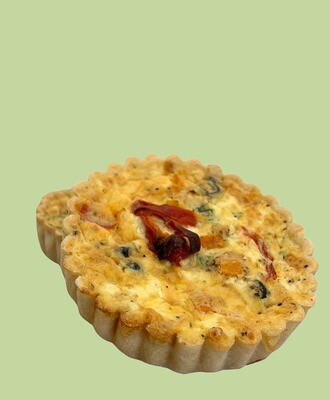 Pandoro Pumpkin &amp; Feta Quiche 4"