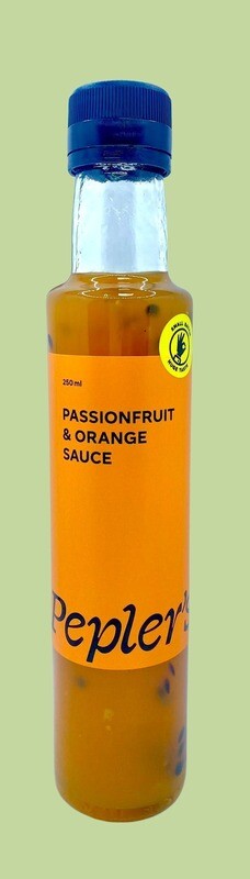 Peplers Passionfruit & Orange Sauce 250ml ((hua kapura me te rēmana ranu)
