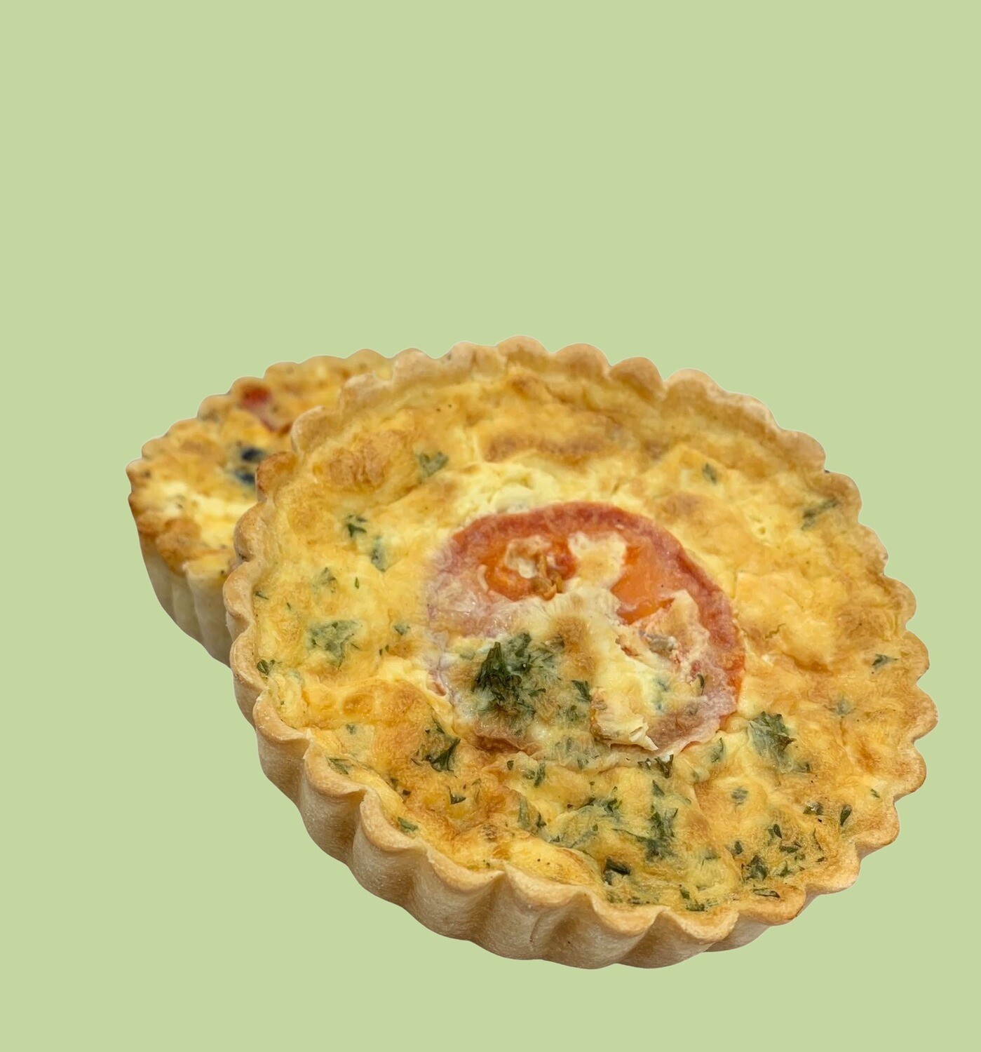 Pandoro Ham &amp; Tomato Quiche 4&quot;