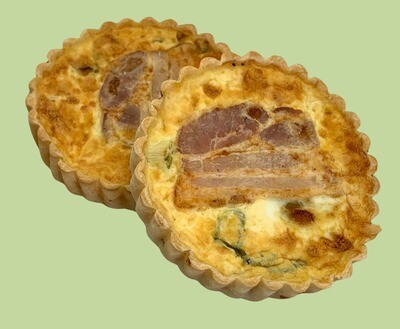 Pandoro Bacon &amp; Egg Quiche 4"