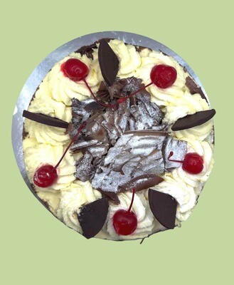 Pandoro Black Forest Fresh Cream Gateau 7"