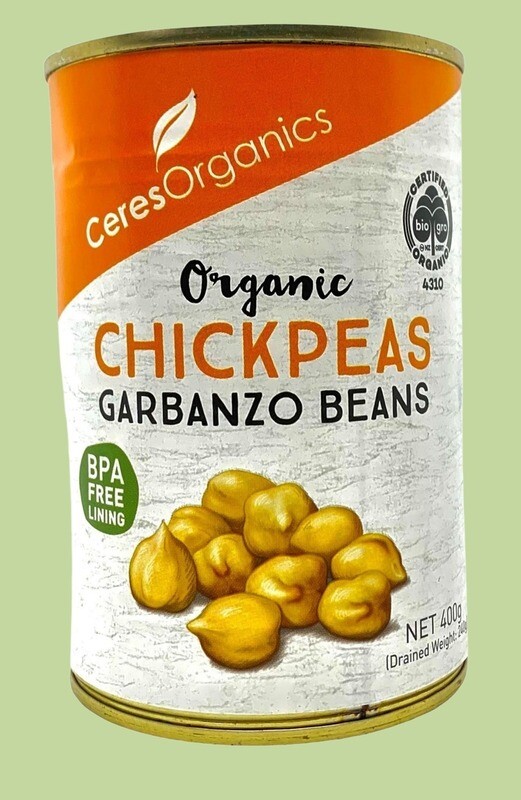 Ceres Organic Chickpeas/Garbanzo Beans 400g