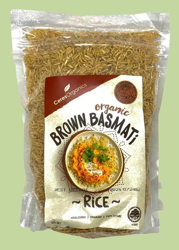 Ceres Organic Brown Basmati Rice 500g