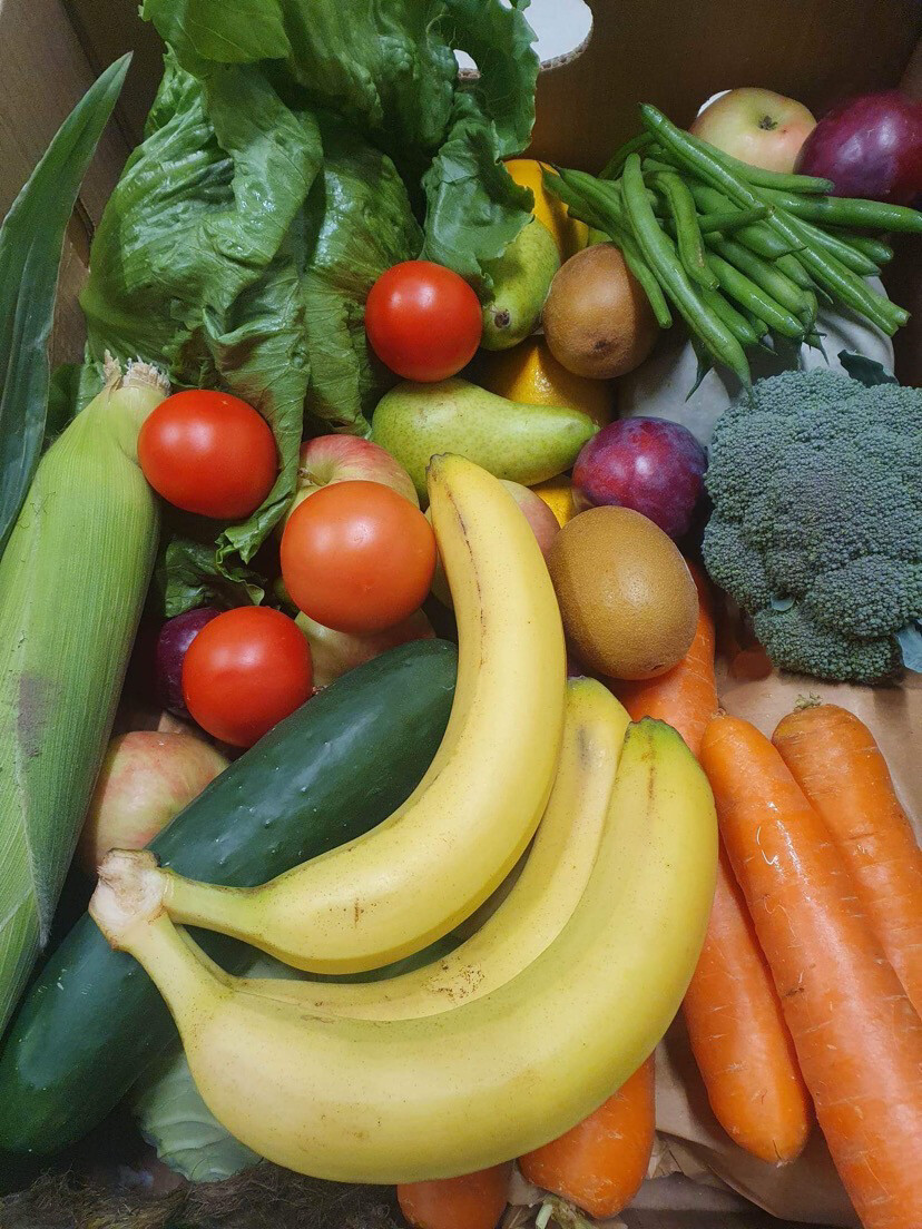Fruit &amp; Vegetable crate (smallest) (iti hua huawhenua  pouaka)