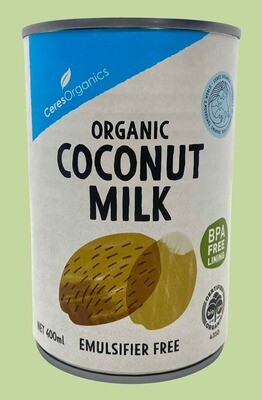 Ceres Organics Coconut Milk 400ml