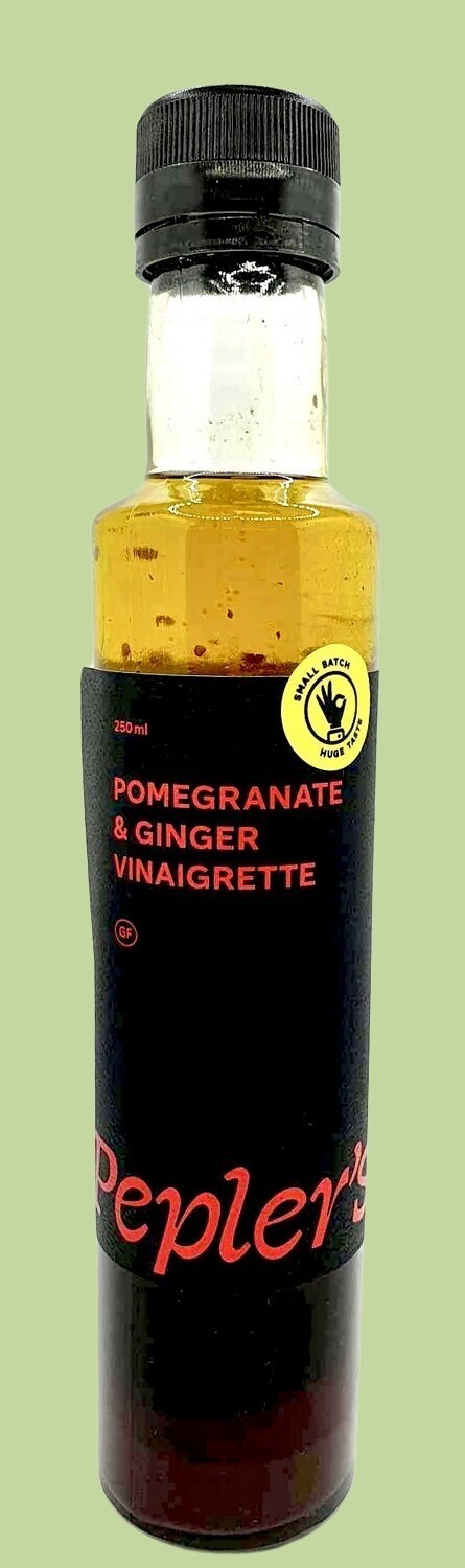 Peplers Pomegranate &amp; Ginger Vinaigrette 250ml (pamekaranete winika)