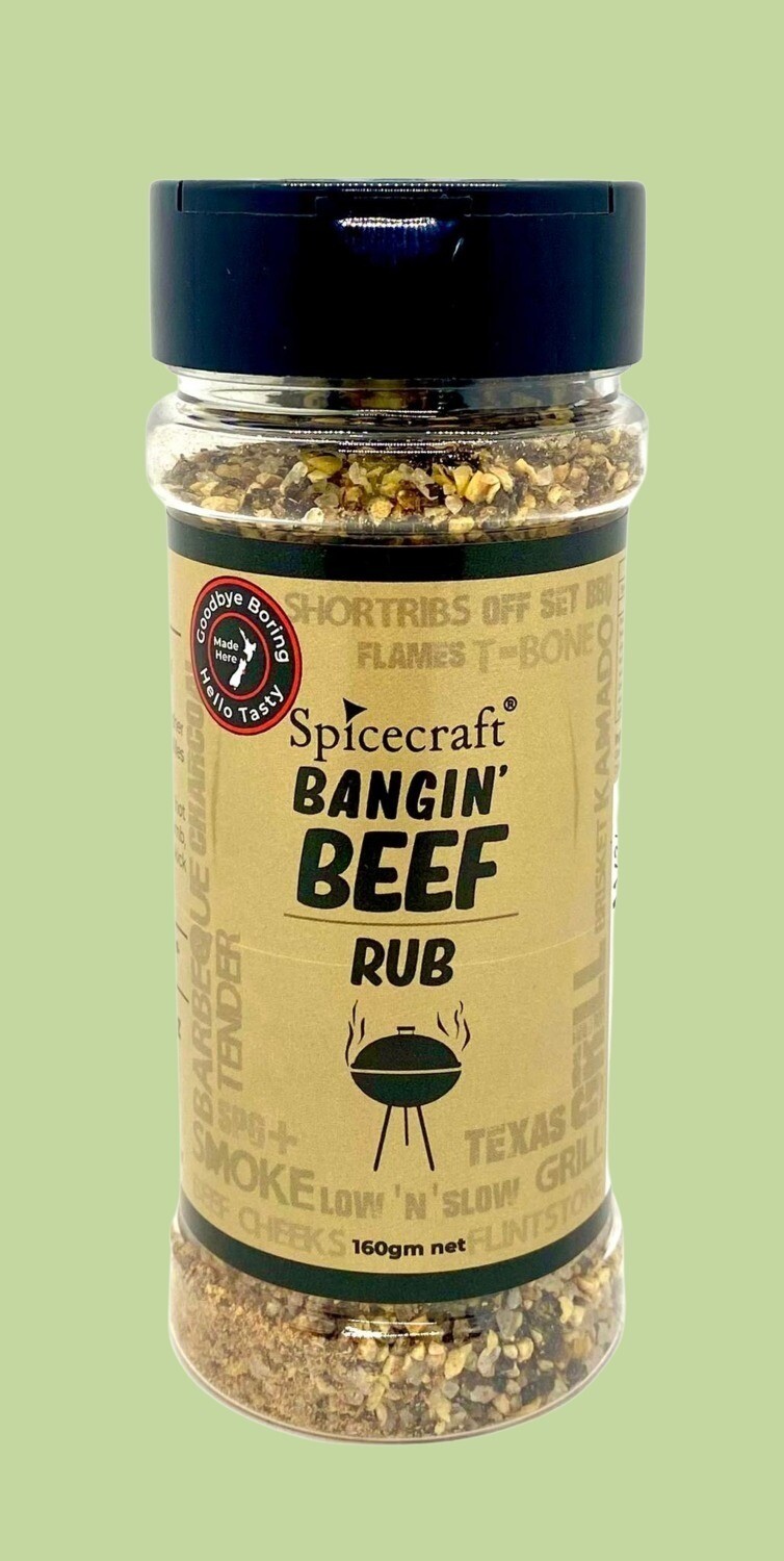 Spicecraft Bangin&#39; Beef Rub 160gm