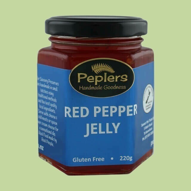 Peplers Red Pepper Jelly 220g (tiēre pepa whero)