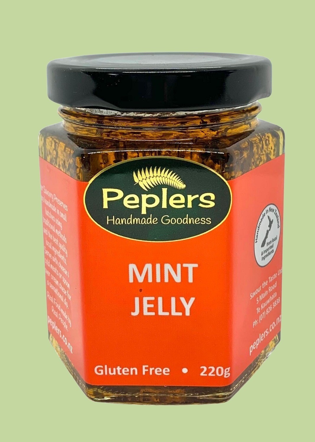 Peplers Mint Jelly 240g (miniti tiēre)