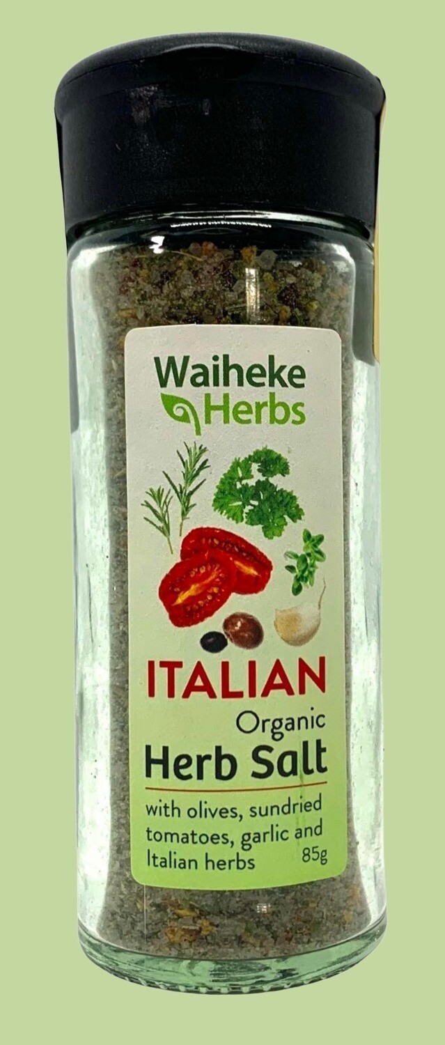 Waiheke Herbs Organic Italian Herb Salt 85g