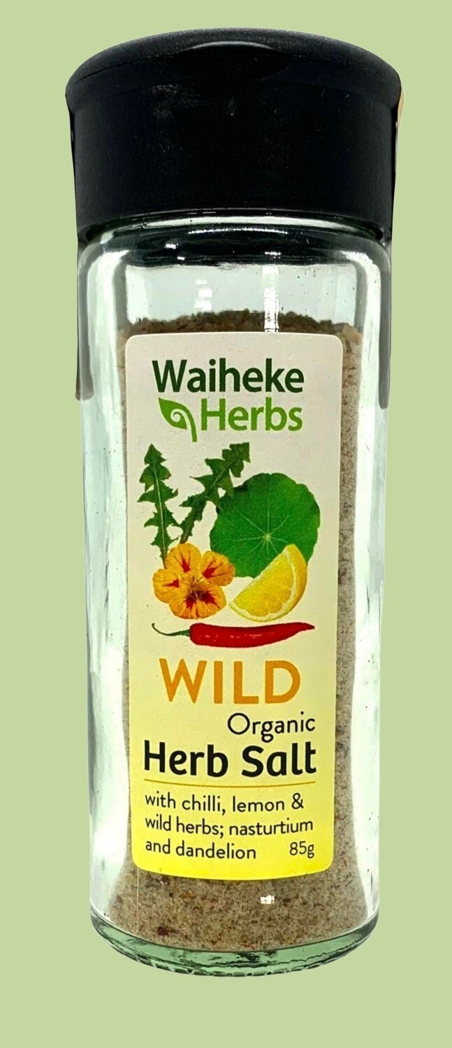 Waiheke Herbs Organic Wild Herb Salt 85g