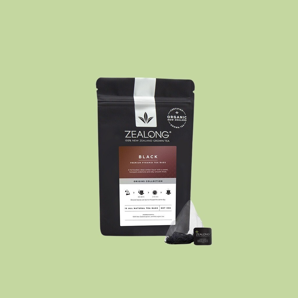 Zealong Black Tea - Compostable Tea Bags (tea pango)