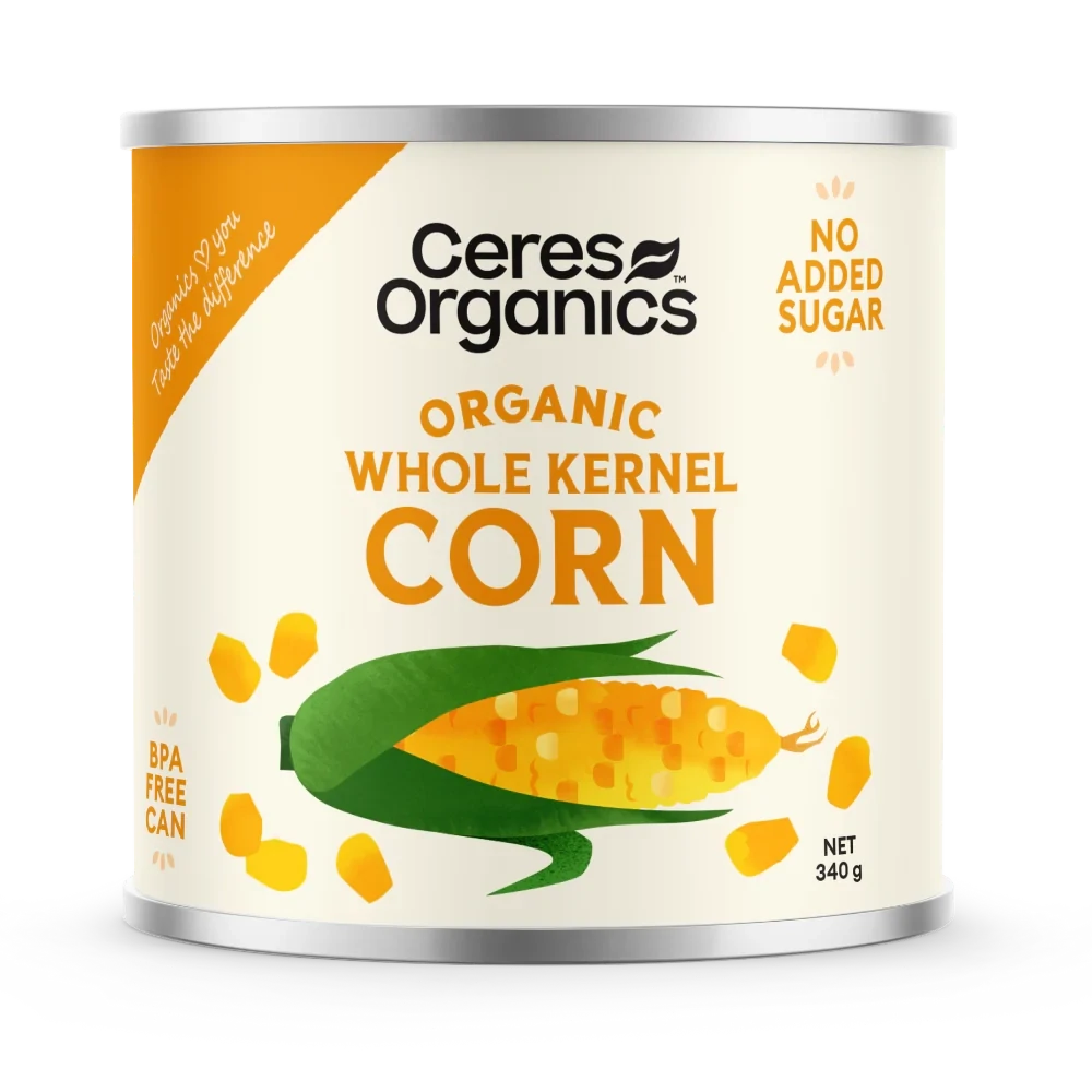Ceres Organic Whole Corn Kernel 340g