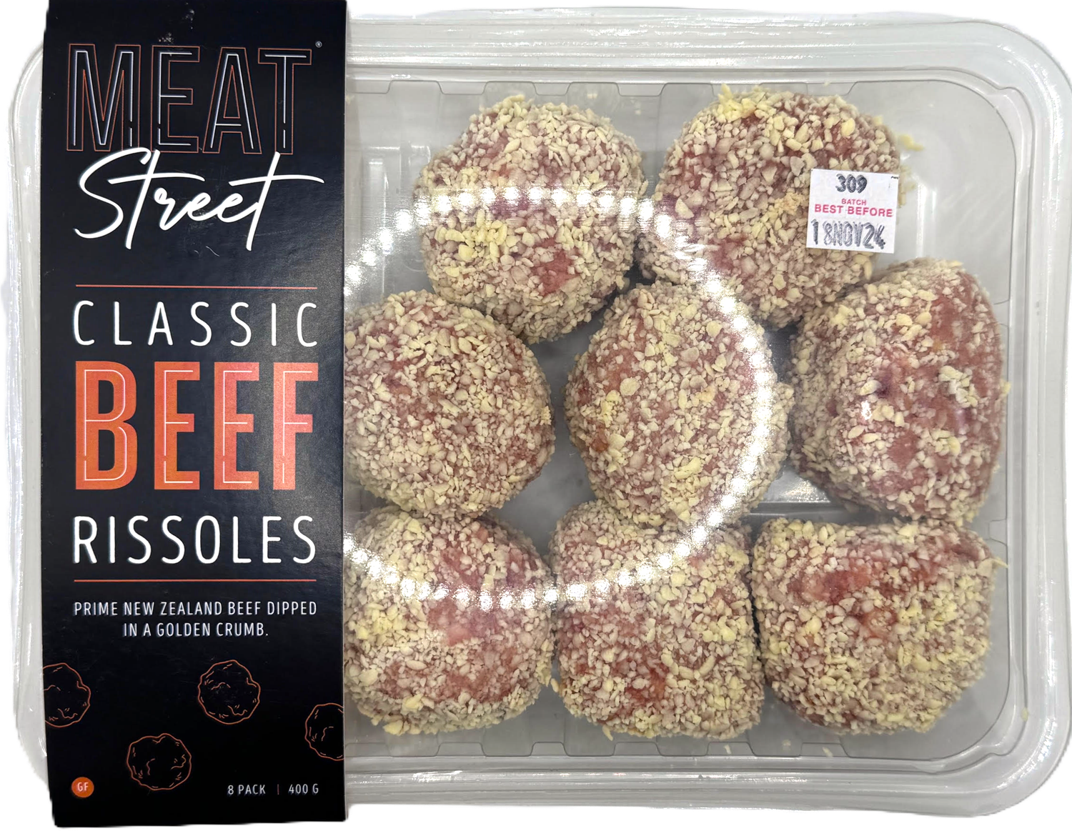 Meat Street - Classic Beef Rissoles (maybe fresh or frozen)