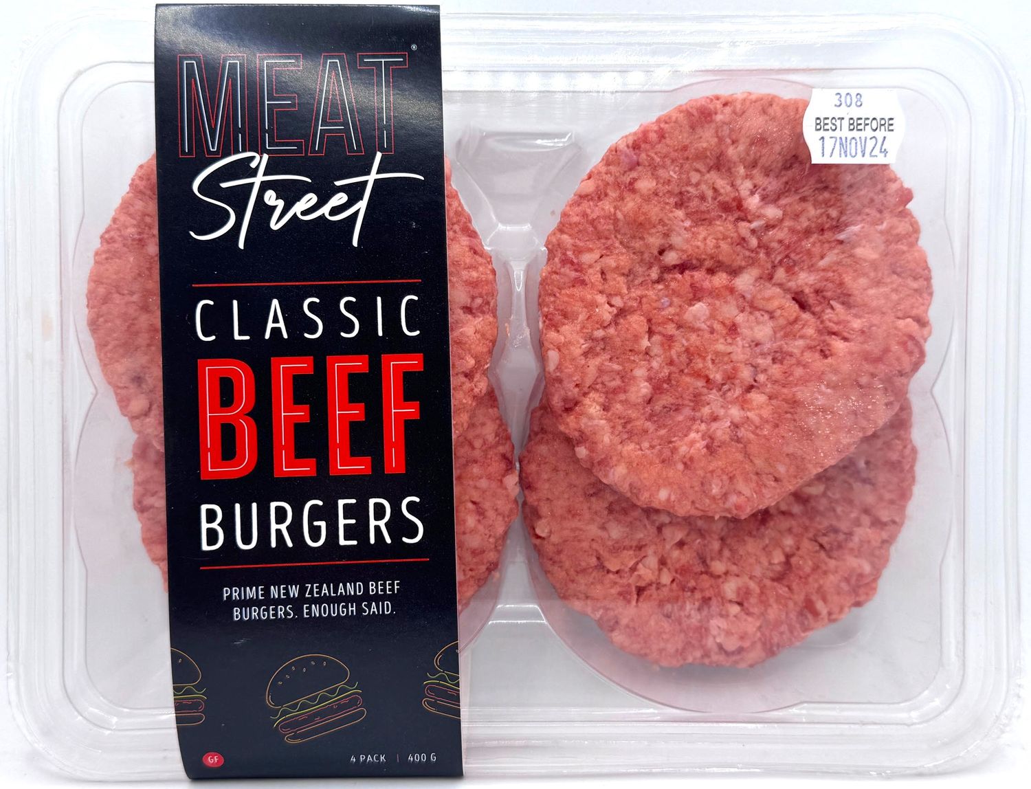 Meat Street - Classic Beef Burgers (maybe fresh or frozen)