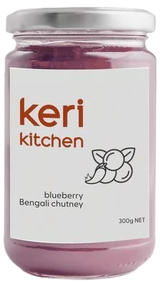 Keri Kitchen - Bengali Blueberry Chutney 300g