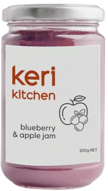 Keri Kitchen - Blueberry &amp; Apple Jam 300g