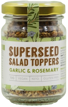 Superseed Crackers Garlic &amp; Rosemary Topper 70g