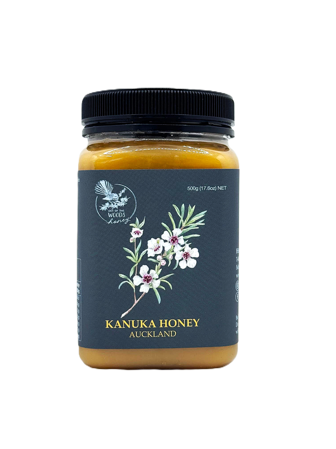 Out Of  The Woods Honey - Kanuka Honey Auckland 500g