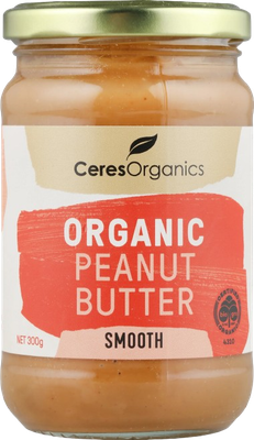 Ceres Organics Peanut Butter - Smooth 300g