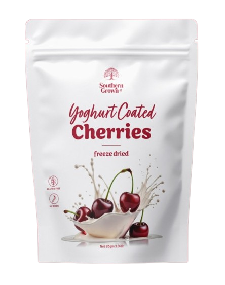 Southern Grown Yoghurt Coated Cherries, 85gm bag