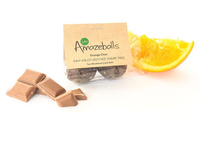 Wholo Foods Amazeballs Orange Choc Twin pack