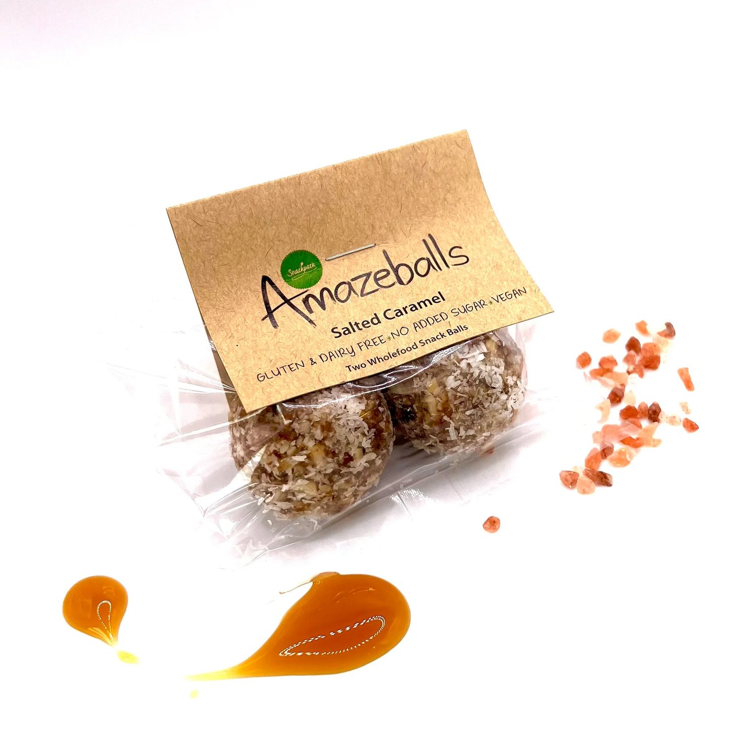 Wholo Foods Amazeballs Salted Caramel Twin Pack