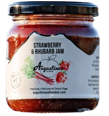 Augustine of Central Strawberry &amp; Rhubarb Jam 225g
