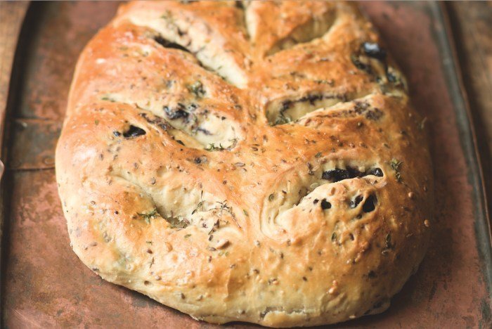 Pandoro Fougasse - Parmesan &amp; Rosemary