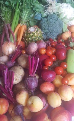 Xmas Teamup crate Special fruit vegetables and meat Available Christmas deliveries only