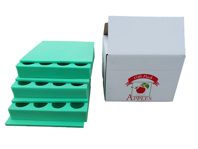 Foam Padded Fruit Shipping Box holds 48 fruit Free Shipping