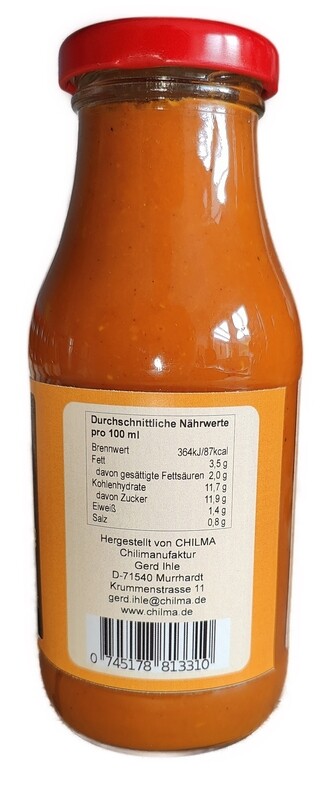 Currysauce Schärfe 5 von 7