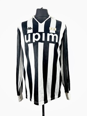 Juventus 1989-90 L/S Home - Size L (M Fit) - #10