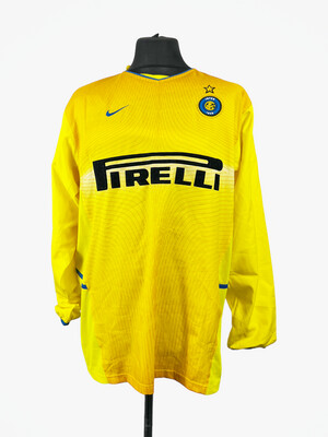 Inter Milan 2002-03 Dual Layer Player Issue L/S Third - Size L