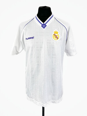 Real Madrid 1990-91 Match Issue/Worn Home - Size XL (M Fit) - #8