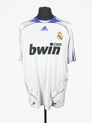 Real Madrid 2007-08 Home - Size XL - Cannavaro 5