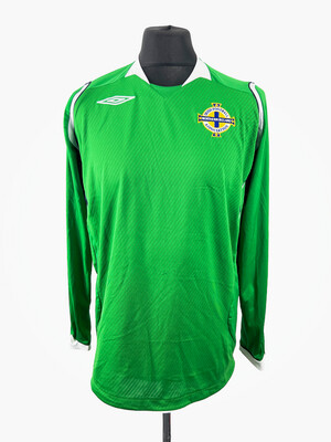 Northern Ireland 2009-10 L/S Home - Size L