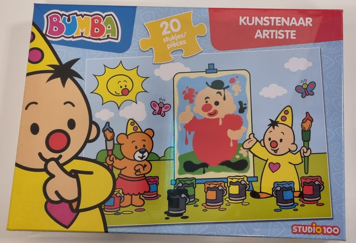 Bumba puzzel " De kunstenaar " 20 stuks