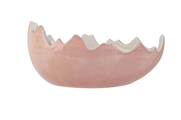 EI  ROZE 16,5X12,3XH8CM AARDEWERK