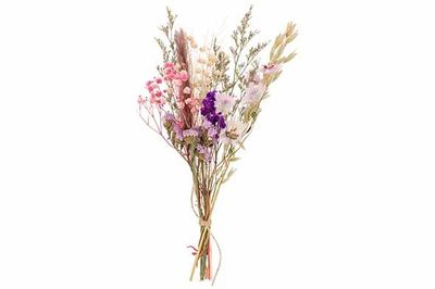 BOEKET DRIED FLOWERS MIX ROZEXH30CM