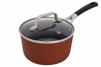 CERAPRO SAUSPAN TERRACOTTA D16CM NS MET DEKSEL
