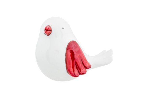 Vogel wit/gekleurd