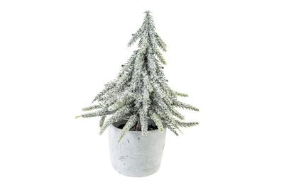 KERSTBOOM SET12 GROEN KUNSTSTOF 15X15XH2 0 4ASS