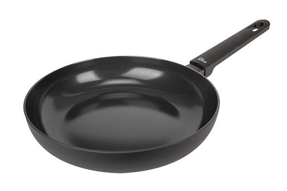 FULL BLACK WOK ZWART D28XH7,8CM ALUMINIU M ALLE VUREN